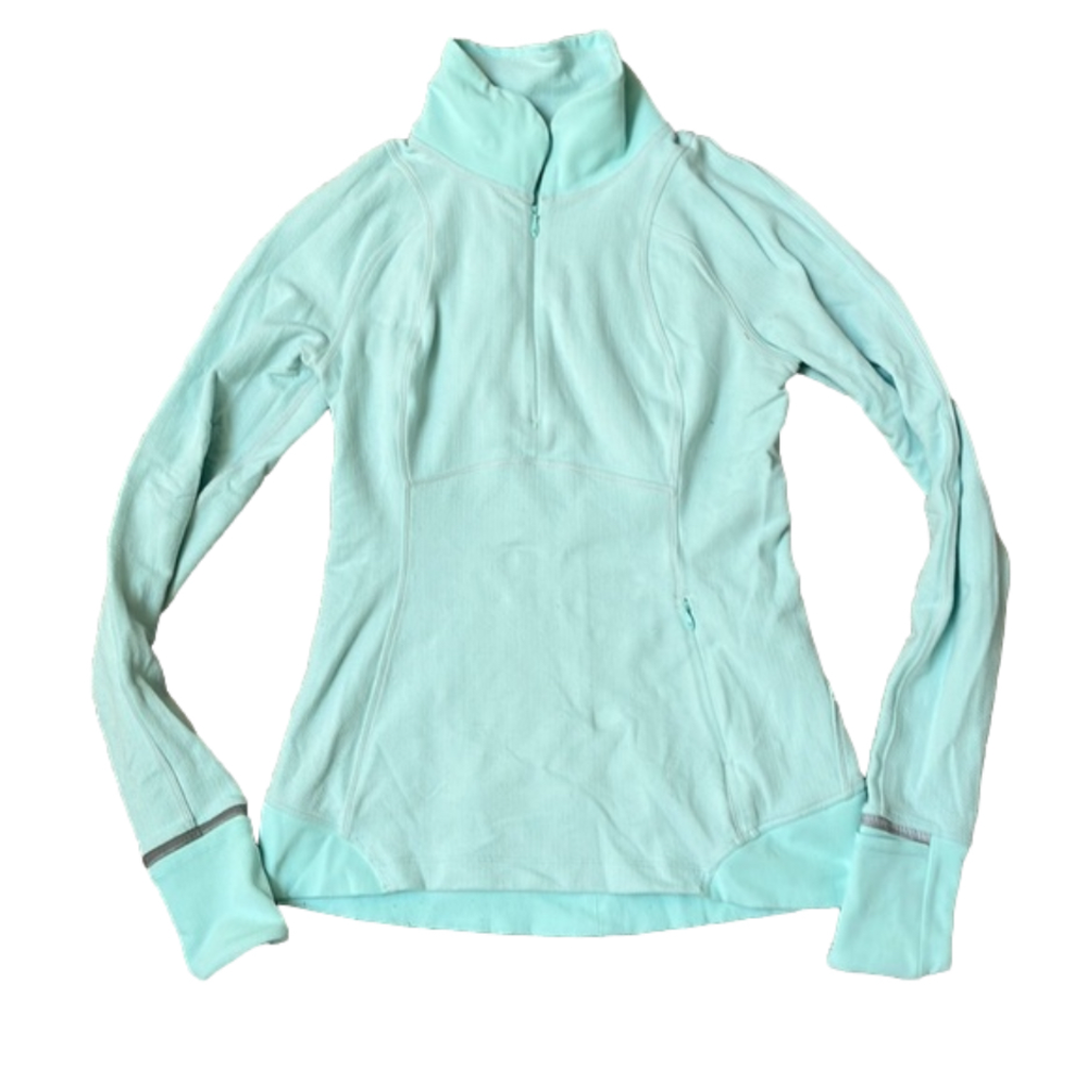 Lululemon half zip light blue